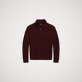 Polo Ralph Lauren Cable-Knit Quarter-Zip Jumper Save to Wishlist "Aged Wine Heather"