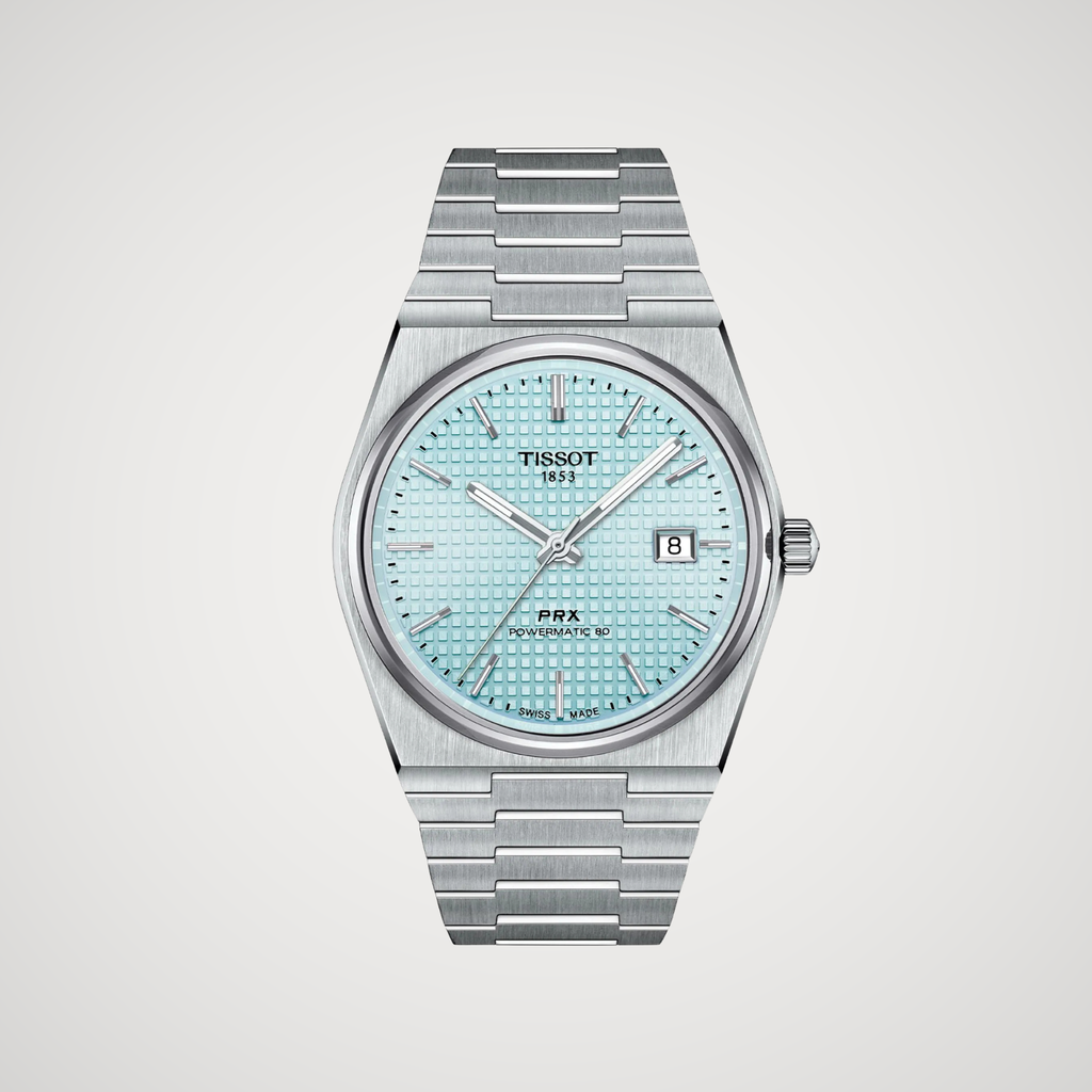Relógio Tissot PRX Powermatic 80 Ice Blue T137.407.11.351.00 40mm