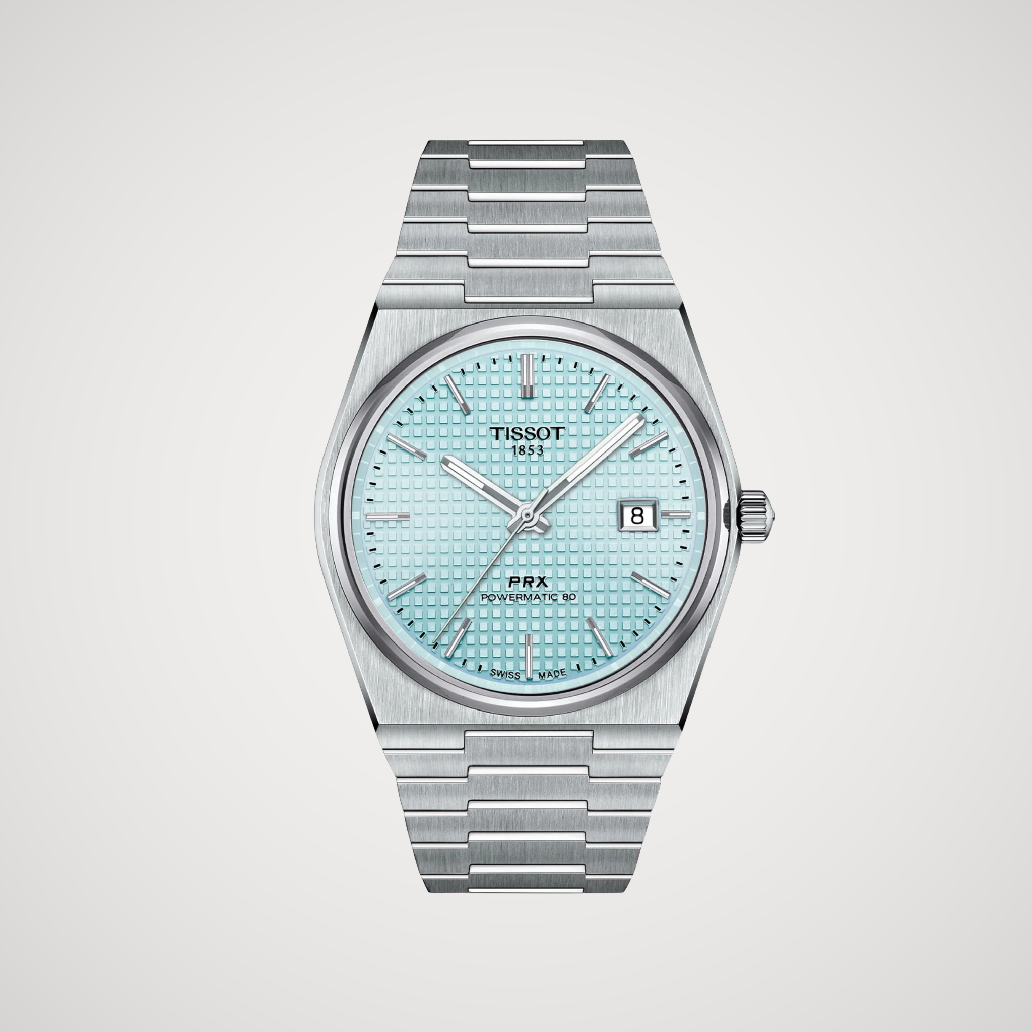 Relógio Tissot PRX Powermatic 80 Ice Blue T137.407.11.351.00 40mm