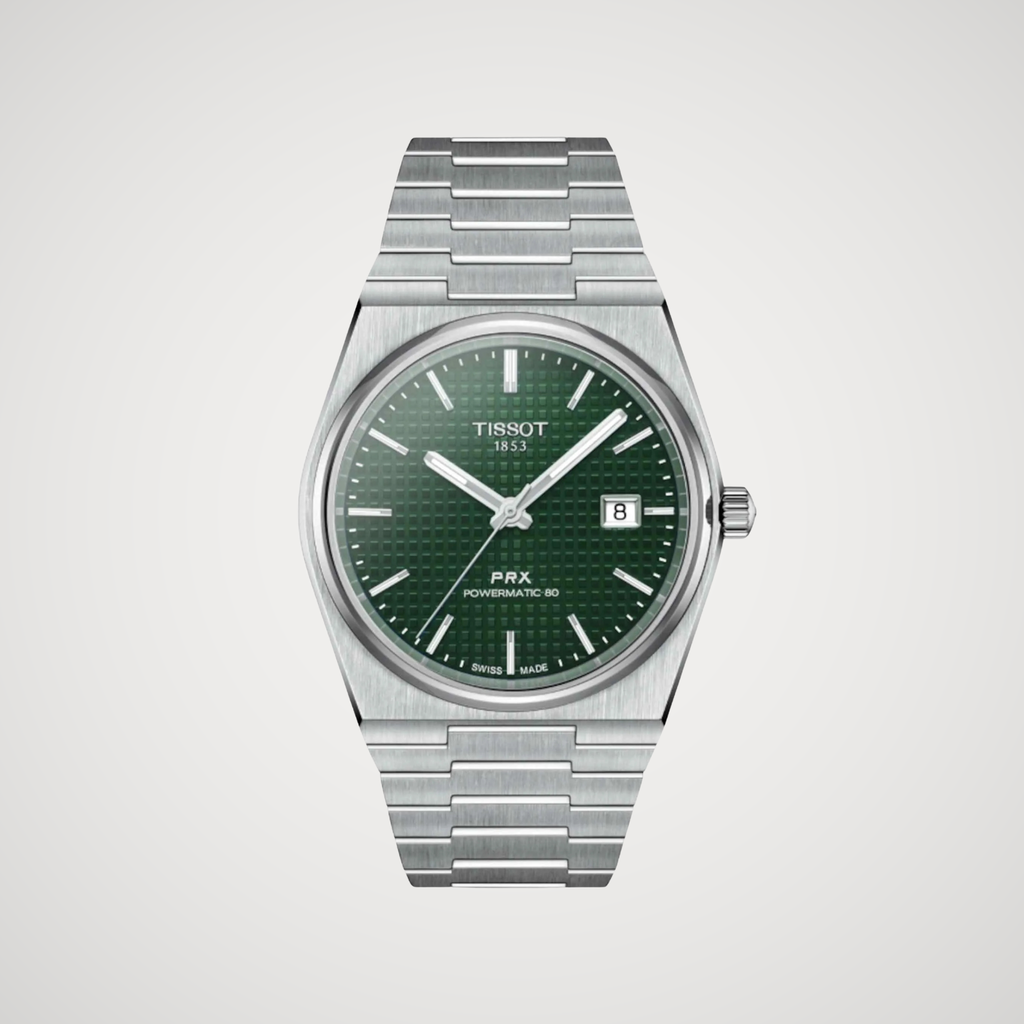 Relógio Tissot Prx Powermatic 80 Verde T137.407.11.091.00 40mm