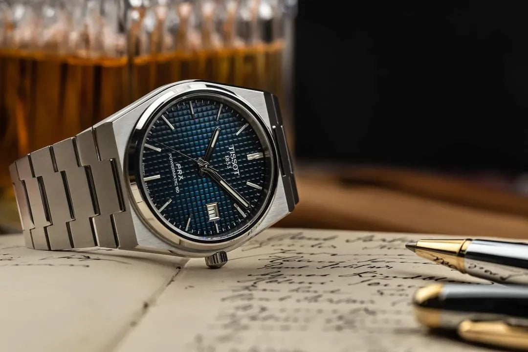 Relógio Tissot PRX Powermatic 80 Automático Azul T137.407.11.041.00 40mm