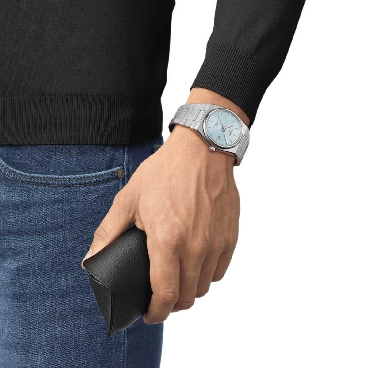 Relógio Tissot PRX Powermatic 80 Ice Blue T137.407.11.351.00 40mm