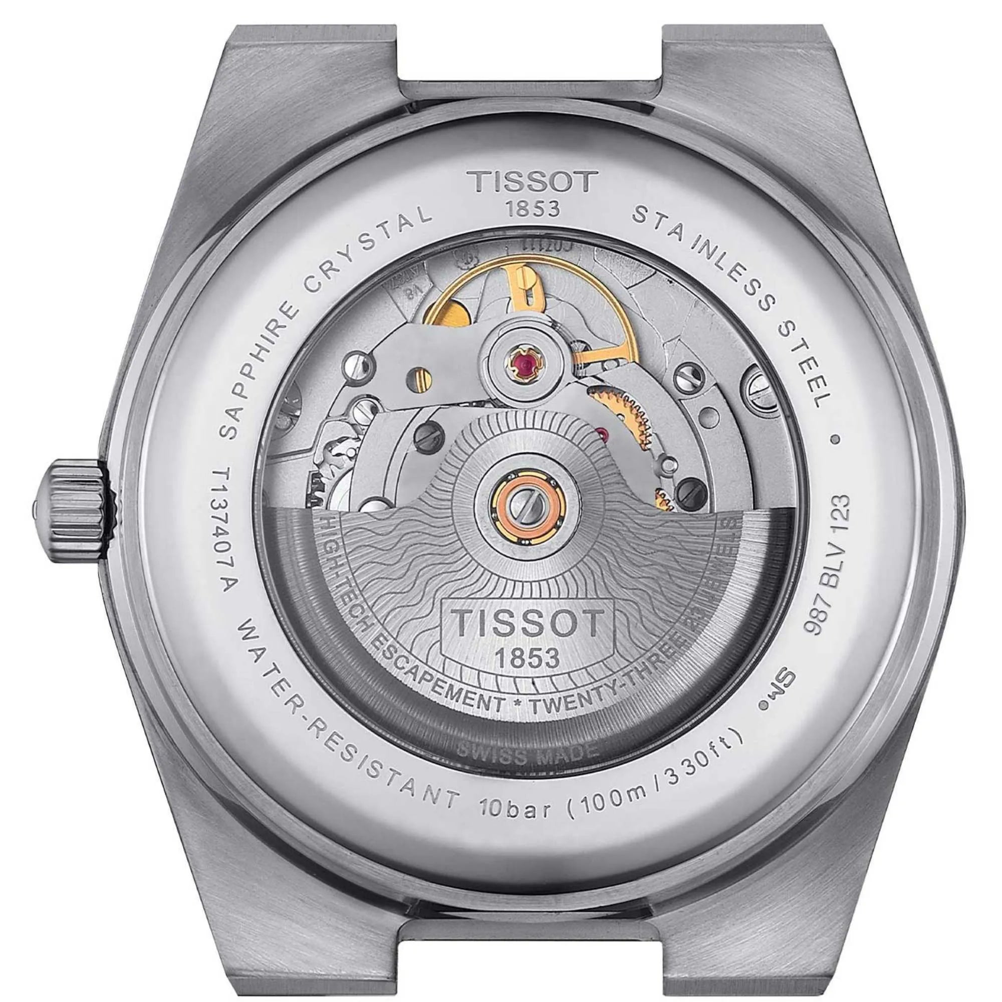 Relógio Tissot PRX Powermatic 80 Ice Blue T137.407.11.351.00 40mm