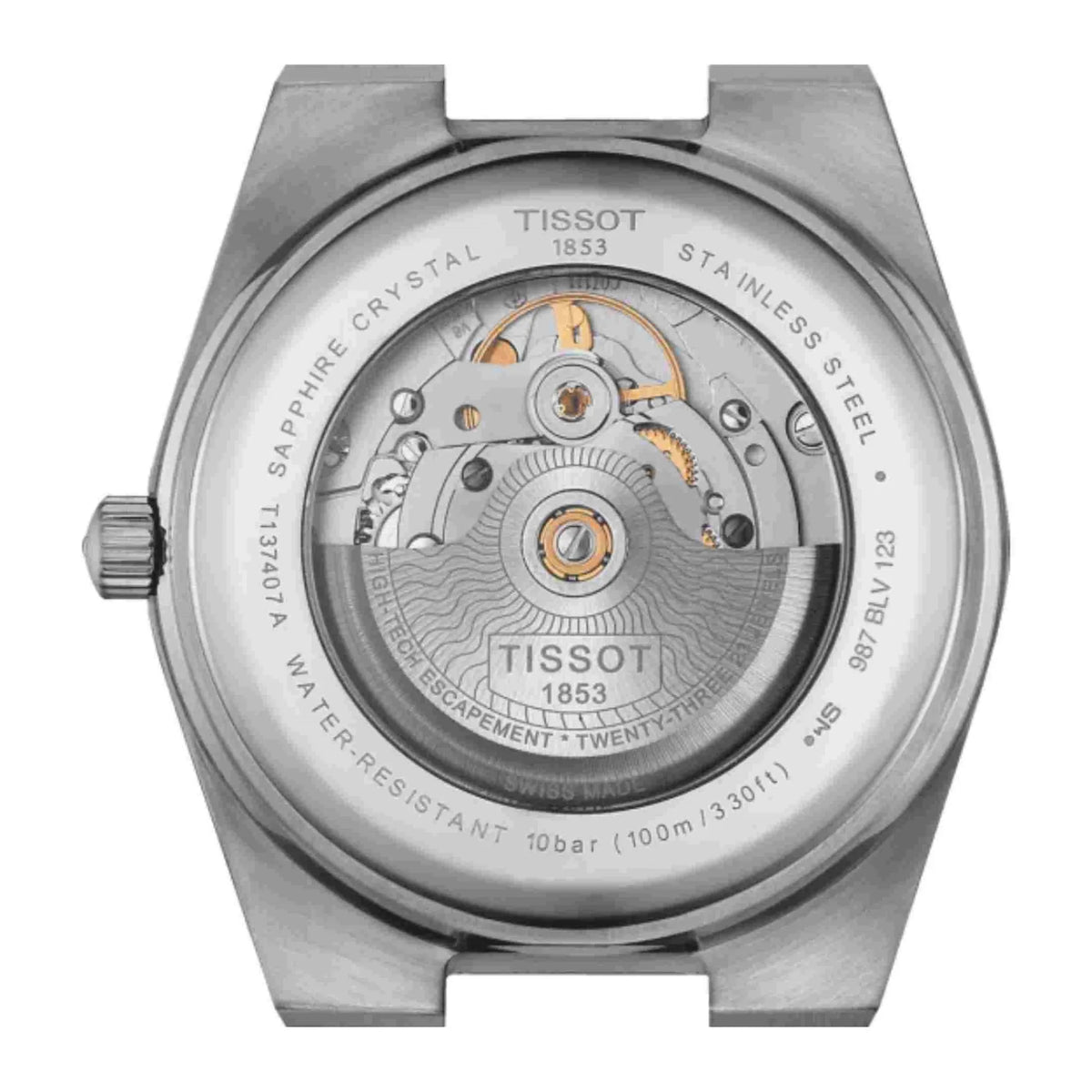 Relógio Tissot Prx Powermatic 80 Preto T137.407.11.051.00 40mm