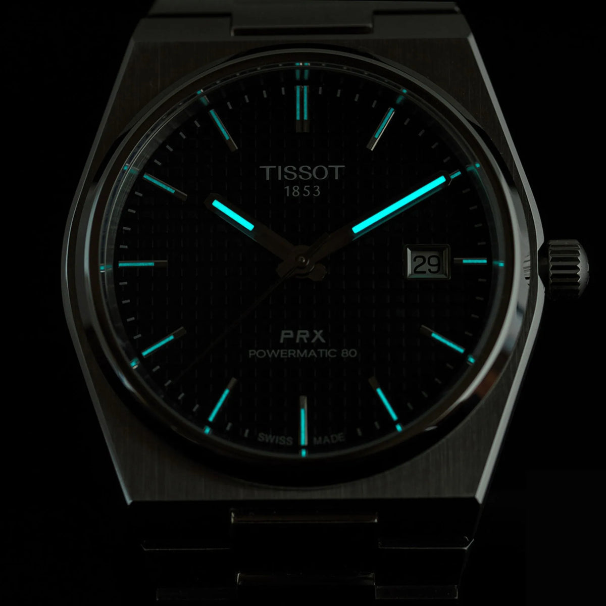 Relógio Tissot Prx Powermatic 80 Preto T137.407.11.051.00 40mm